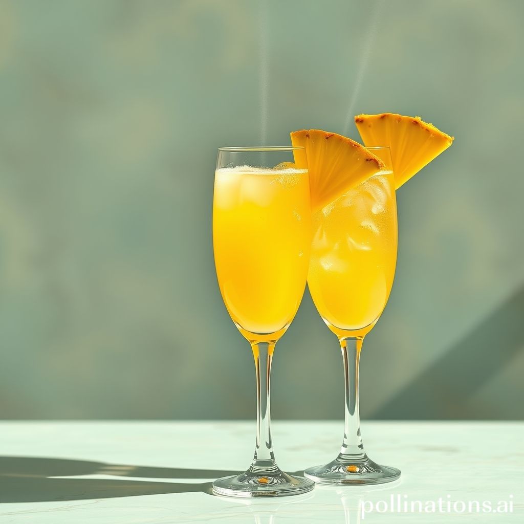 Fizzing Pineapple Delight The Perfect Cocktail Recipe with Champagne